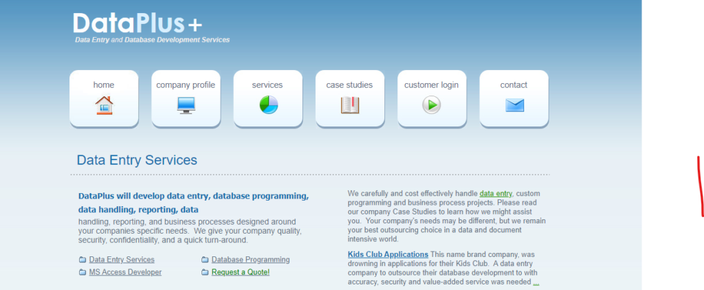 Data Plus Data Entry