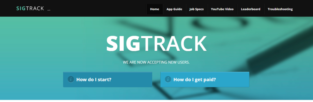 Sigtrack Data Entry