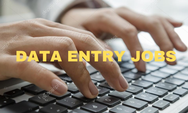 High Paying Data Entry jobs